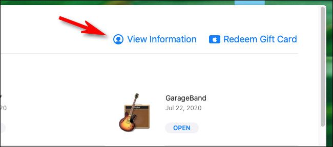 Кнопка Просмотреть информацию в App Store