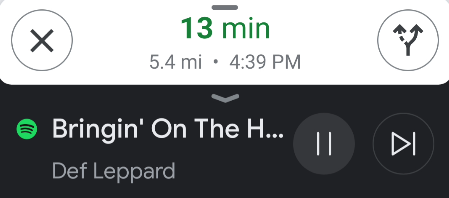 Элементы управления медиа в Google Maps.