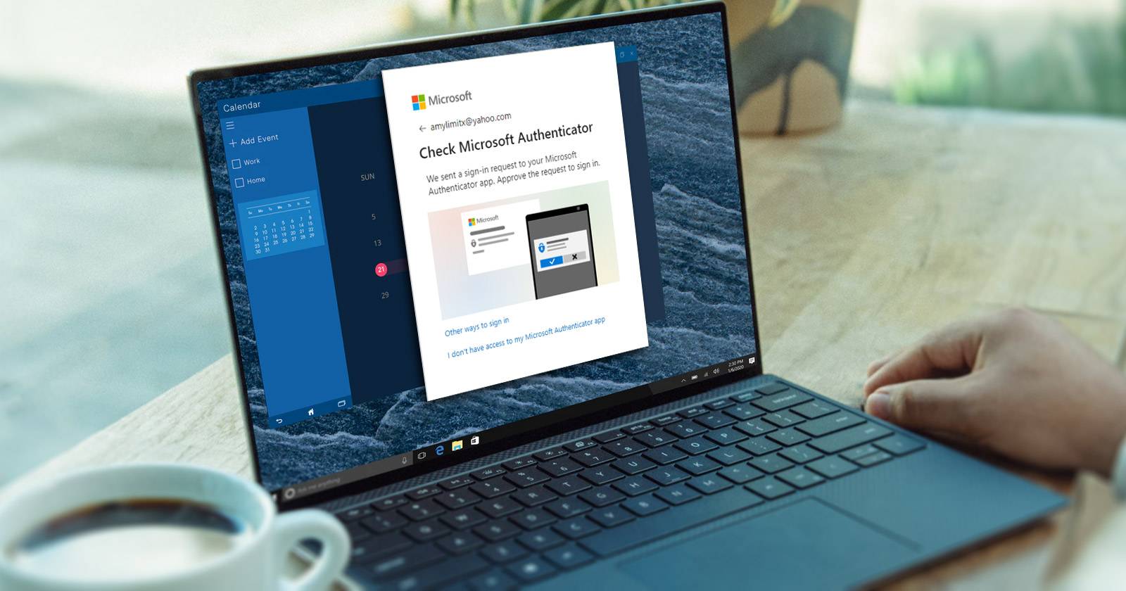 Защитите аккаунт Microsoft без входа по паролю