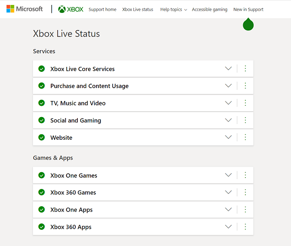 Статус Xbox Live: проверьте работу серверов
