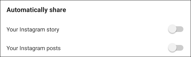 Автоматическое совместное использование истории и постов Instagram в Facebook