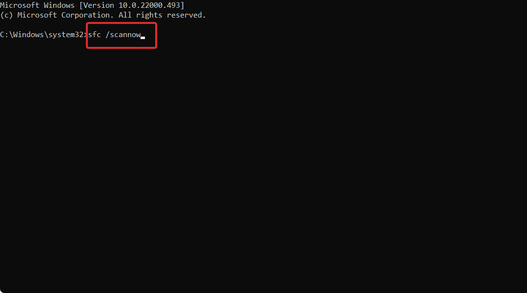 Команда sfc /scannow в Командной строке