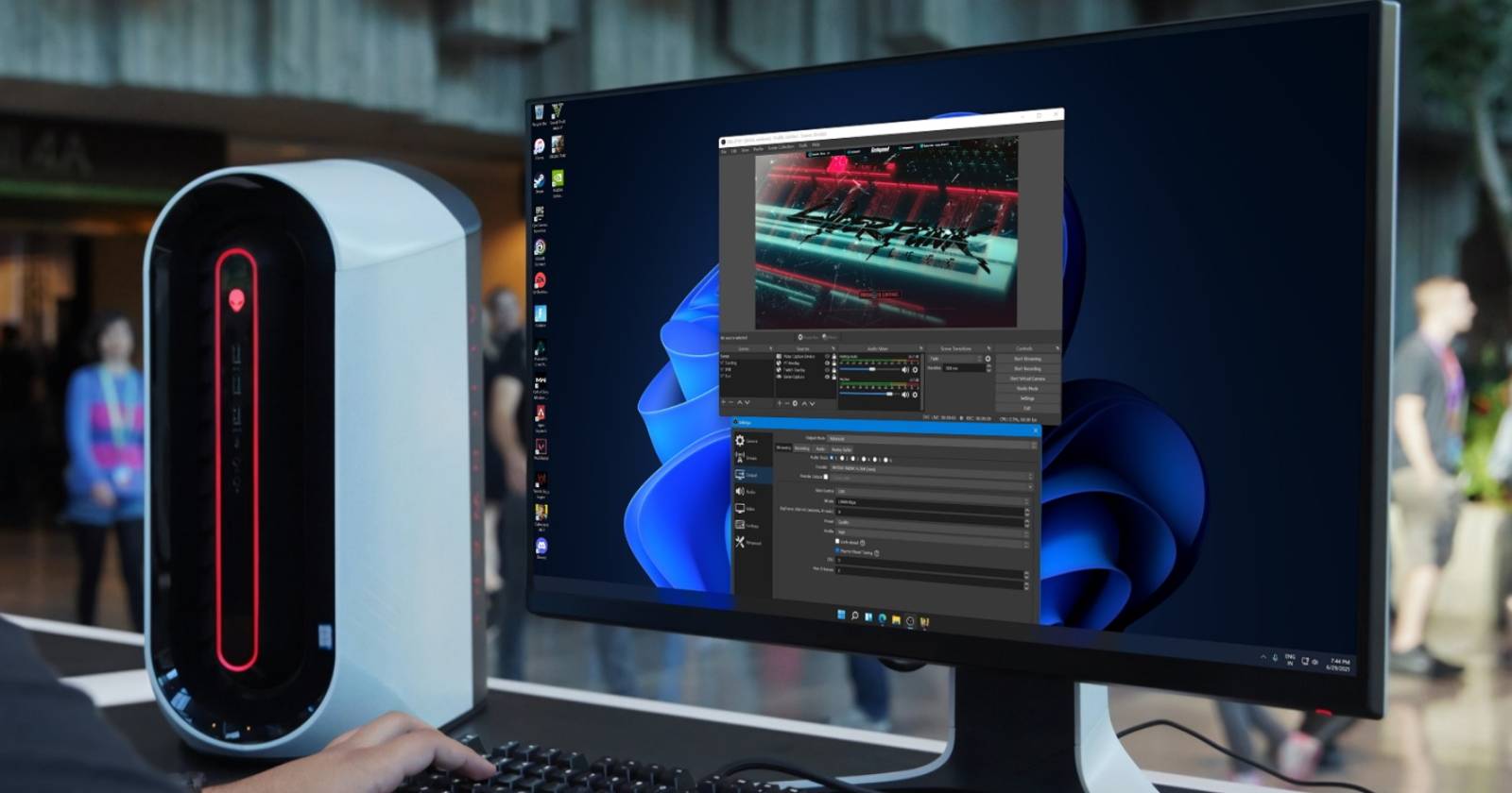 Исправление чёрного экрана в OBS Studio