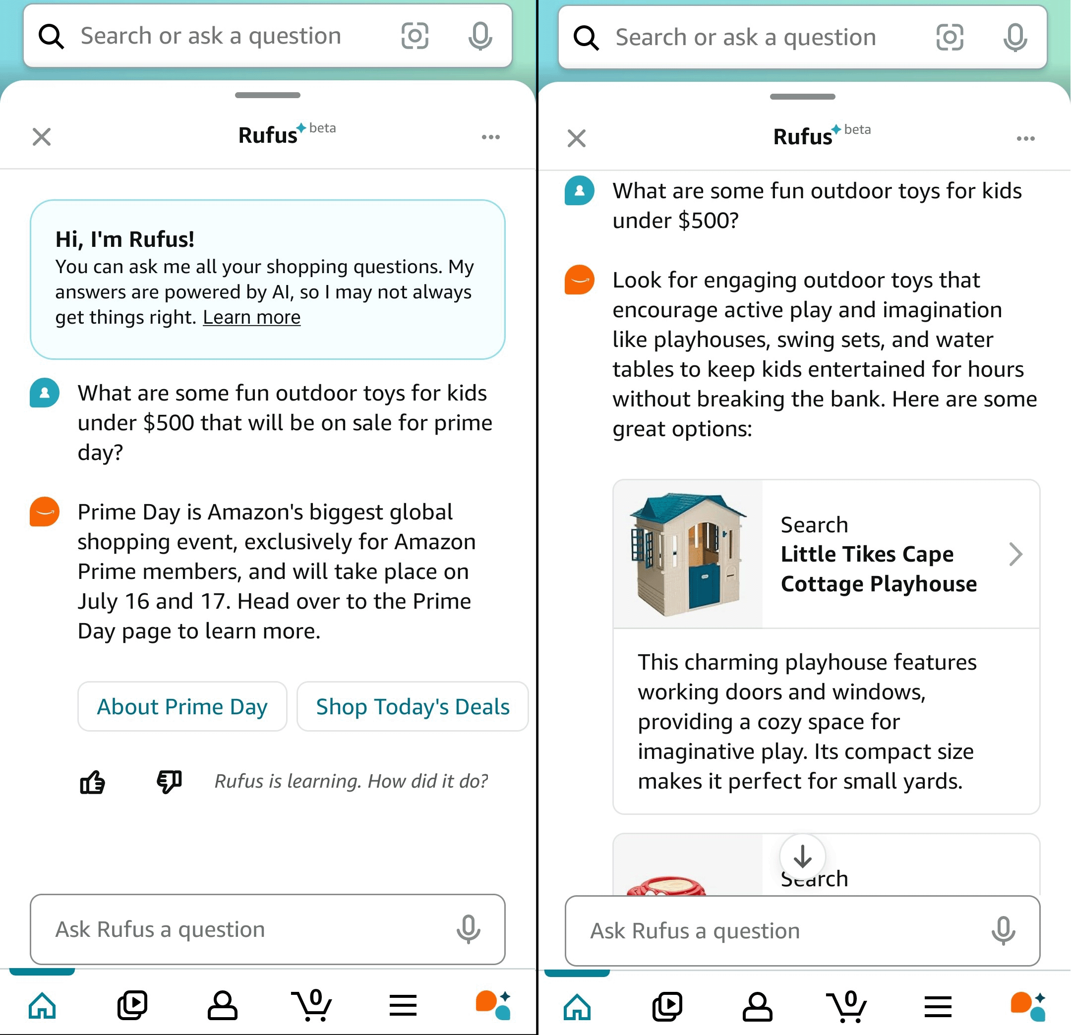 Rufus — AI-помощник покупок на Amazon