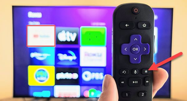 Выделение иконки канала на Roku.