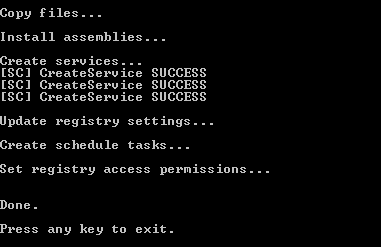 Изображение: процесс установки через Installer.cmd