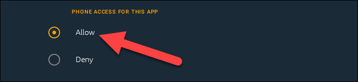 Установите разрешения на «Разрешить», если Play Store просит доступы.