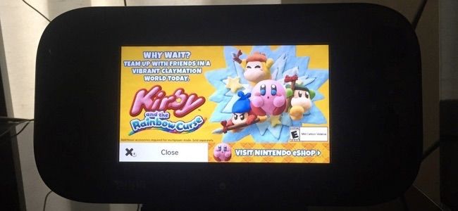 Отключить оповещения на GamePad Wii U