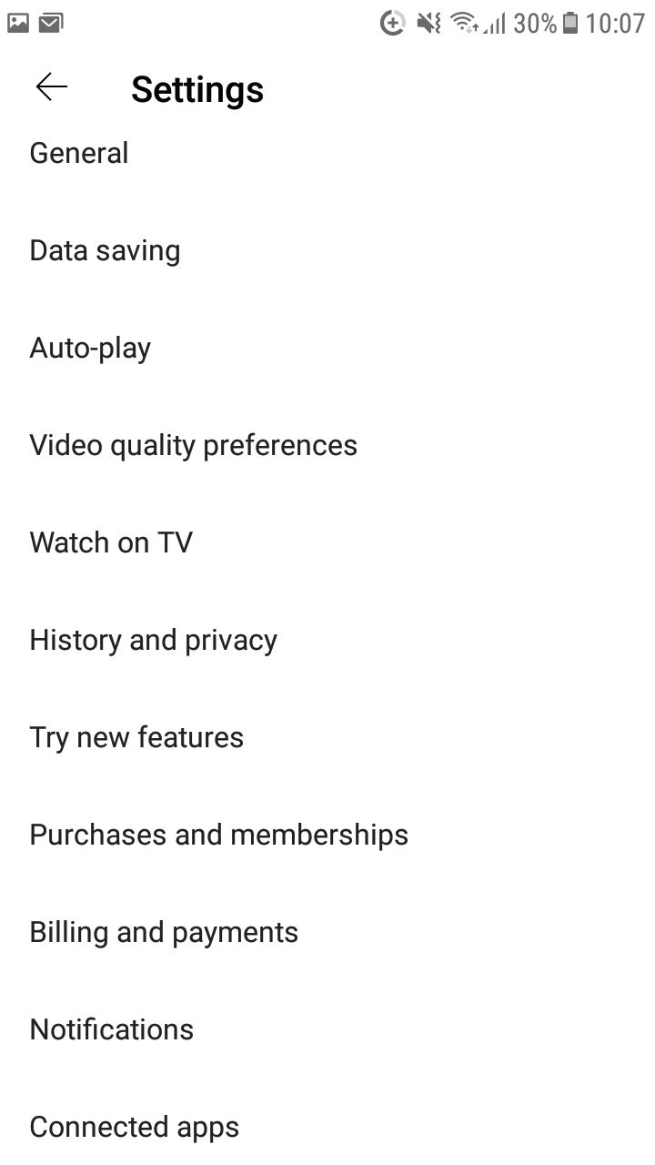 Настройки экономии данных