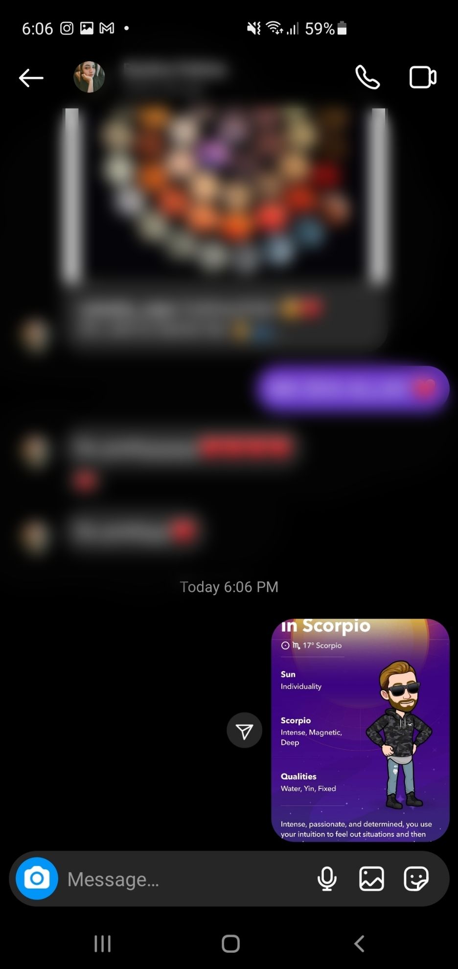 Поделиться астрологией в Instagram