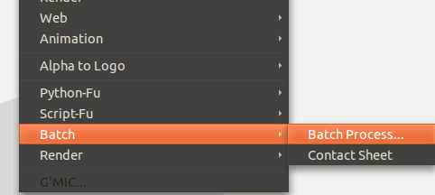 Пакетная обработка изображений в GIMP