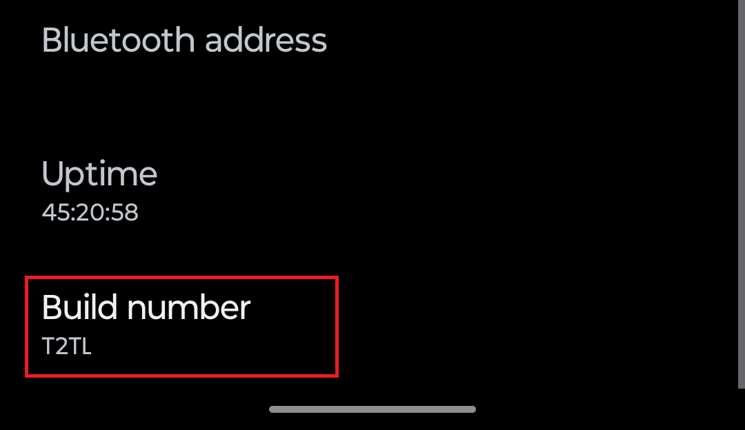 Номер сборки