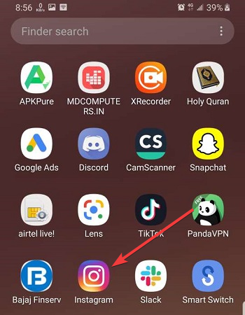 Список пользователей, просмотревших историю в Instagram
