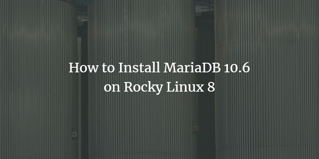 Установка MariaDB на Rocky Linux — пошагово