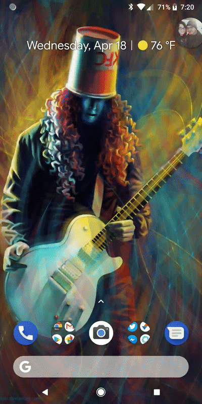 Анимация: перетаскивание Chat Head в X для удаления с экрана