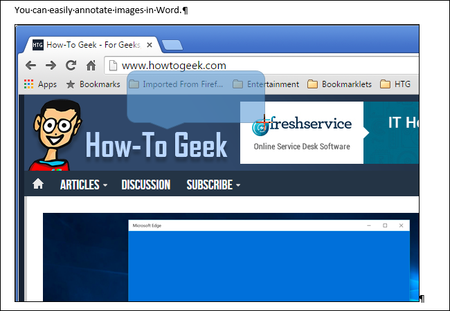 Рисование выноски поверх изображения с помощью курсора