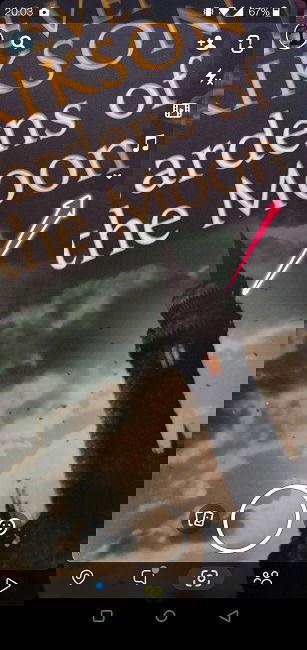 Опция меню в Snapchat для Multi Snap