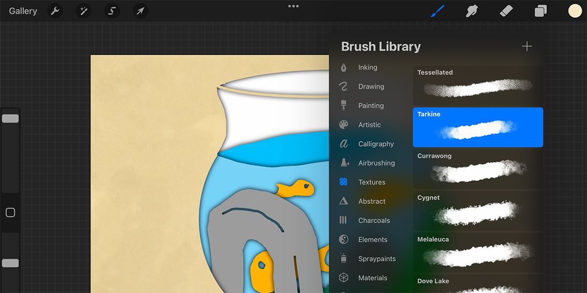 Библиотека текстур Procreate.