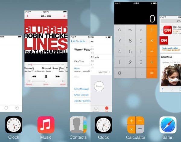 Gestión de apps en segundo plano