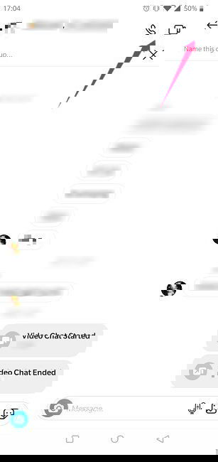 Android Instagram: видеозвонок в существующей группе