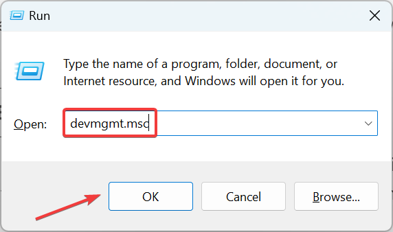 Запуск Диспетчера устройств через devmgmt.msc