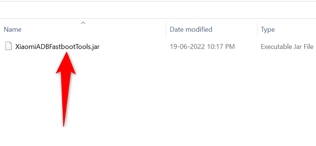 Найдите JAR‑файл в Проводнике.