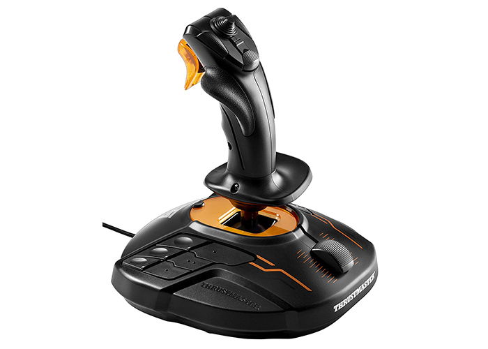 Thrustmaster T16000M FCS крупным планом