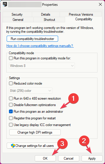 Запуск от имени администратора