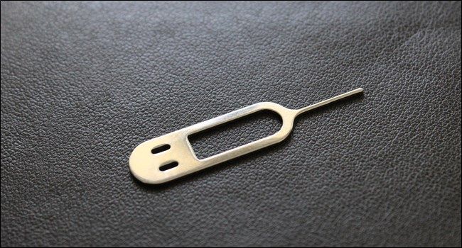 Инструмент для извлечения SIM (штырь) и скрепка