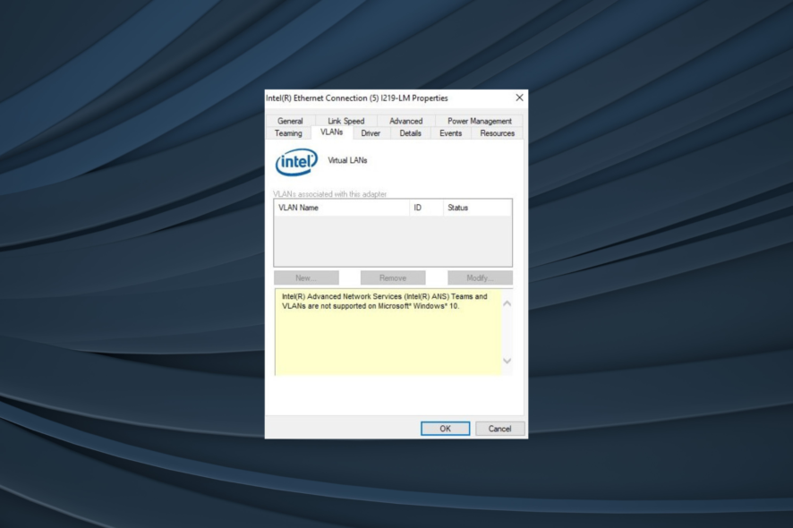 VLAN ID отсутствует в Windows 10 — как исправить