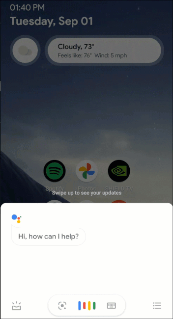 Анимация Google Assistant: AirCheck в действии