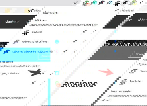 Pin New Extension To Chrome