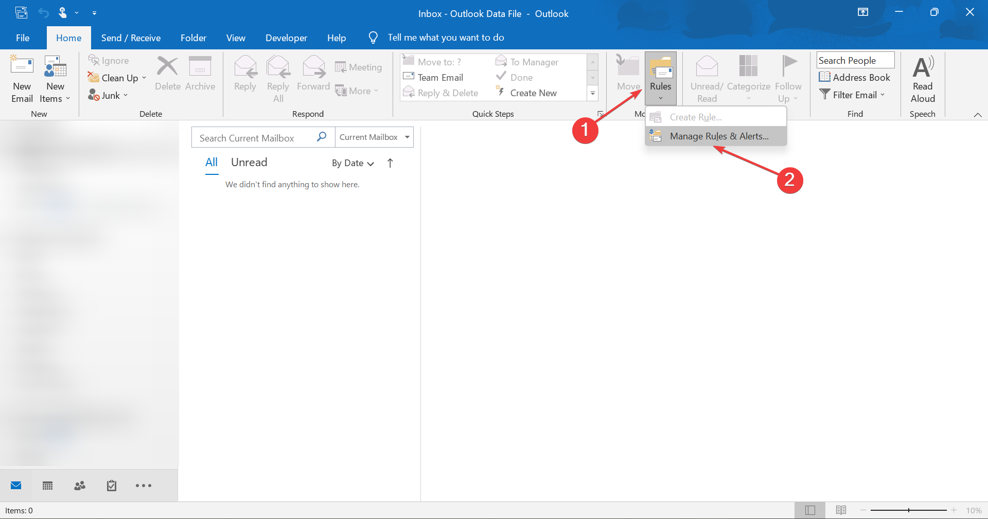 управление правилами и оповещениями