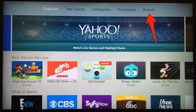 Экран входа в Netflix на Apple TV для ввода логина и пароля