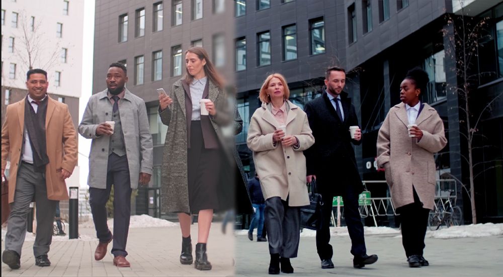 Grading example in Resolve