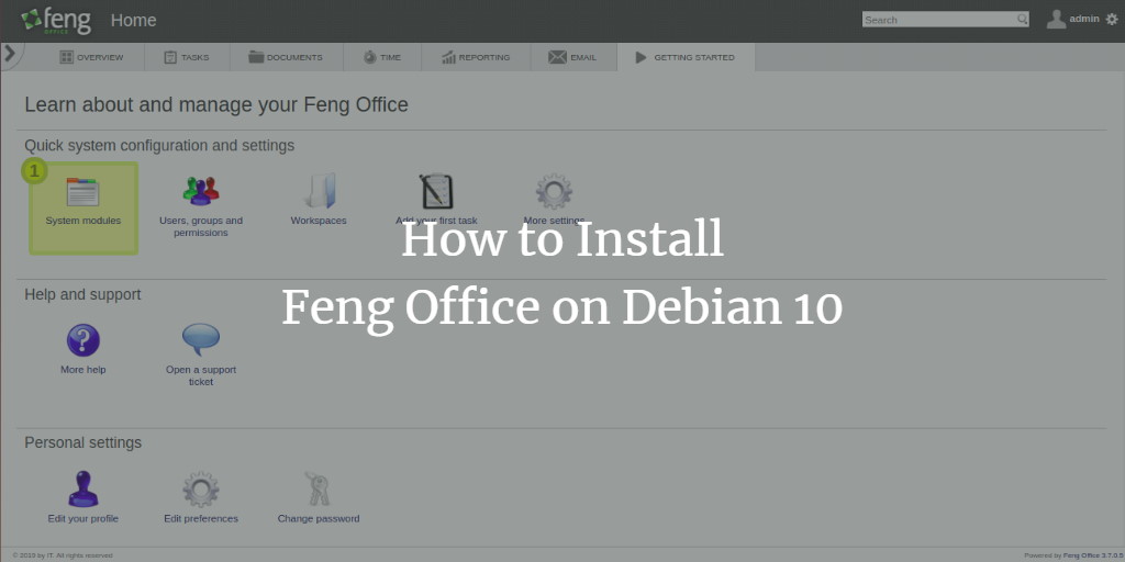 Feng Office на Debian 10 — установка и настройка