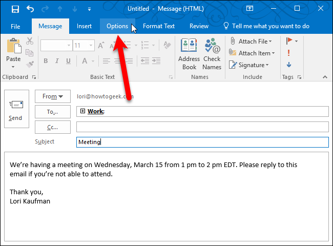 02_clicking_options_tab_on_message_window