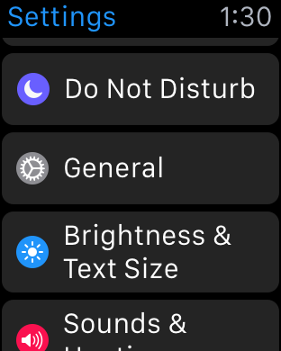 Параметры Siri на Apple Watch