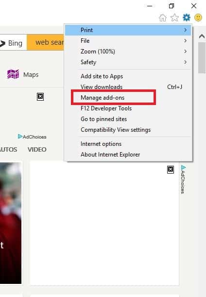 Открыть управление надстройками