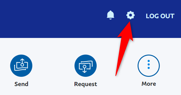 Выберите «Настройки» в правом верхнем углу.