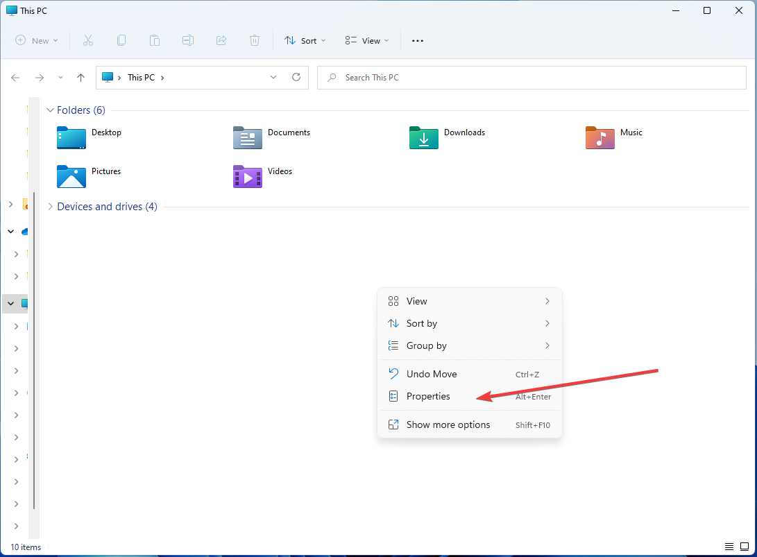 Свойства системы в Windows