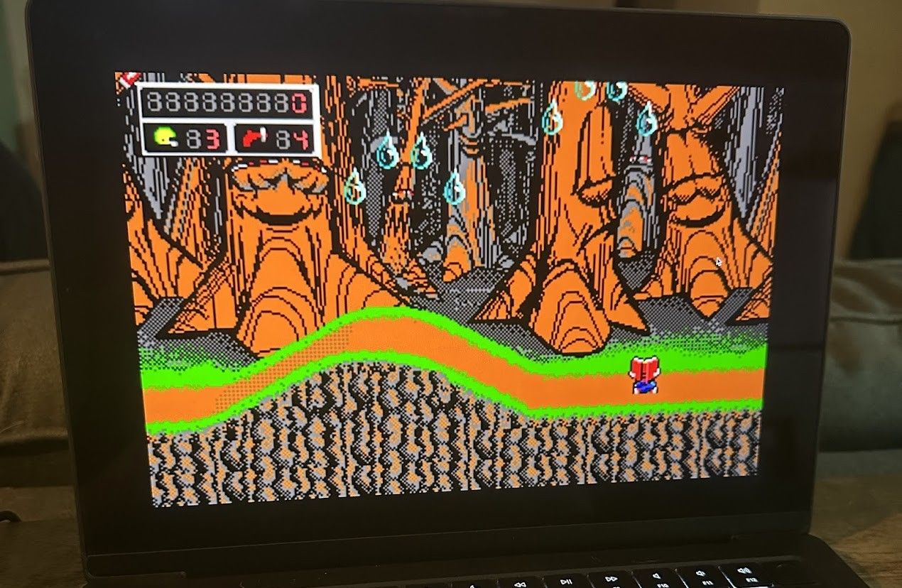 Commander Keen на MacBook Pro.