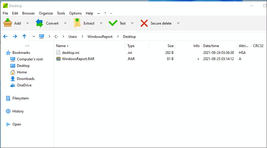 Иконки архивов RAR на рабочем столе