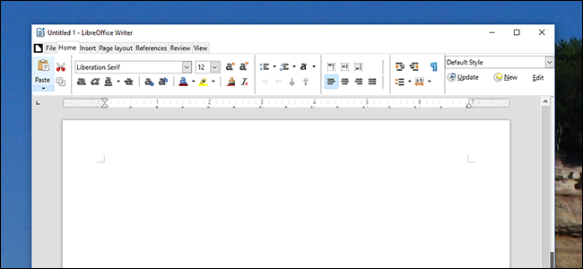 Включение Notebookbar в LibreOffice