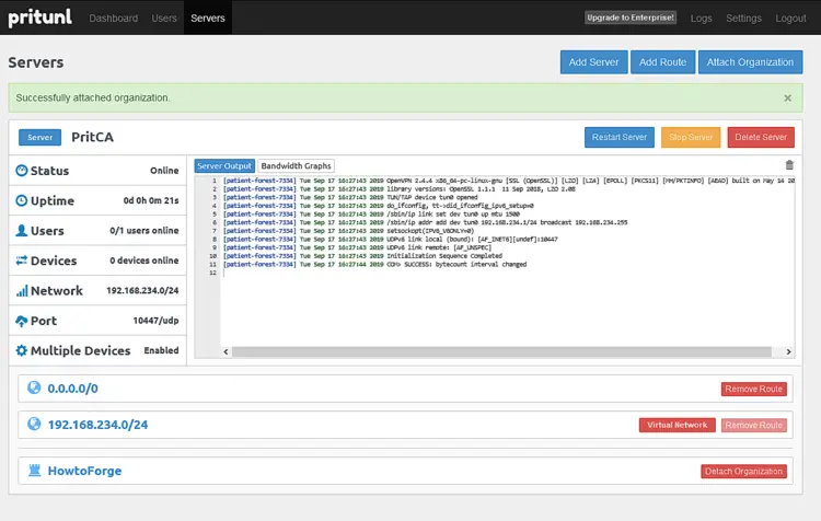 Сервер запущен