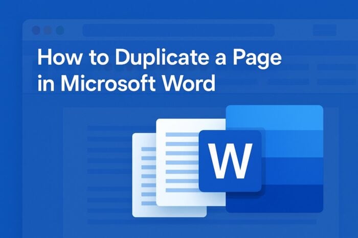 Как дублировать страницу в Microsoft Word