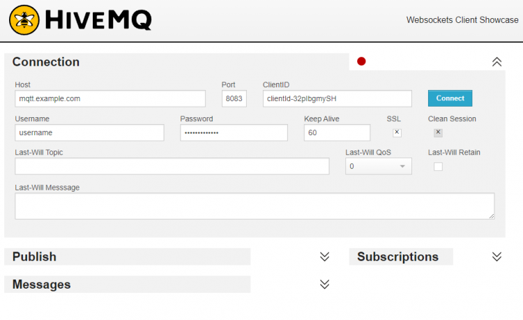 HiveMQ Websockets Client