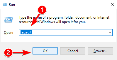 Запуск редактора реестра