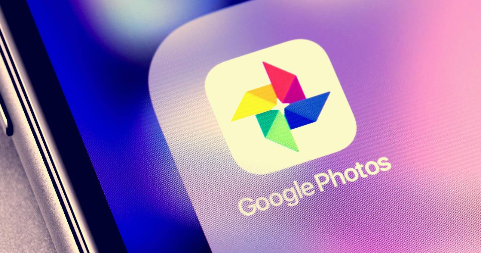 Иконка приложения Google Photos на мобильном устройстве