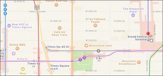 Apple Maps — транзит и спутник быстро